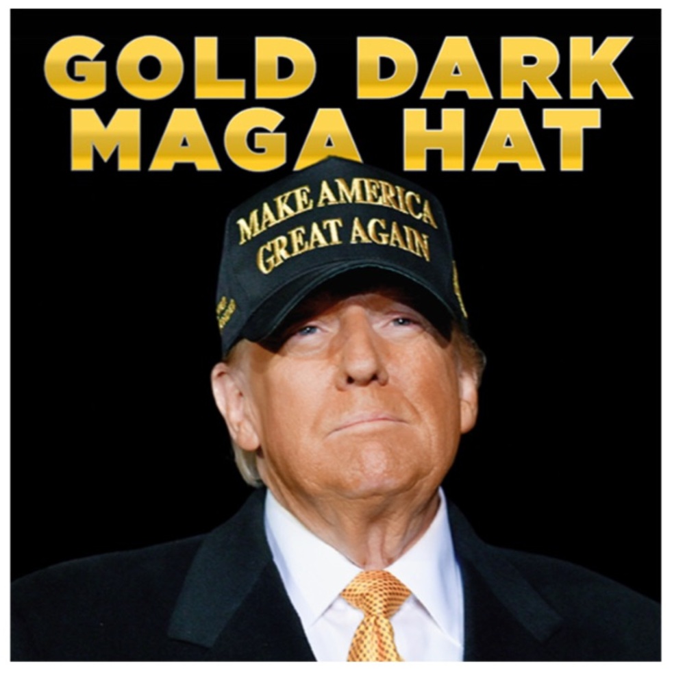 Trump Black Cap Gold Embroidery Golden Era MAGA Hat Make America Great Again - Picture 9 of 16